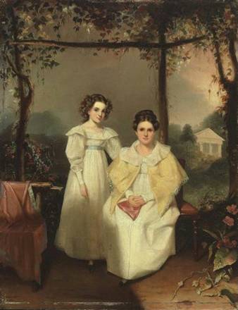 Margaret and Mary Colt 1830  by William James Hubard   1809-1862  Museum of Fine Arts Boston 2003.348